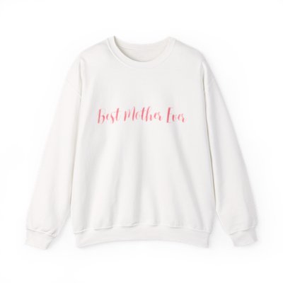 Best Mother Ever Pink Minimalist Sweatshirt Design PNG | Mother’s Day Graphic Tee Digital Download